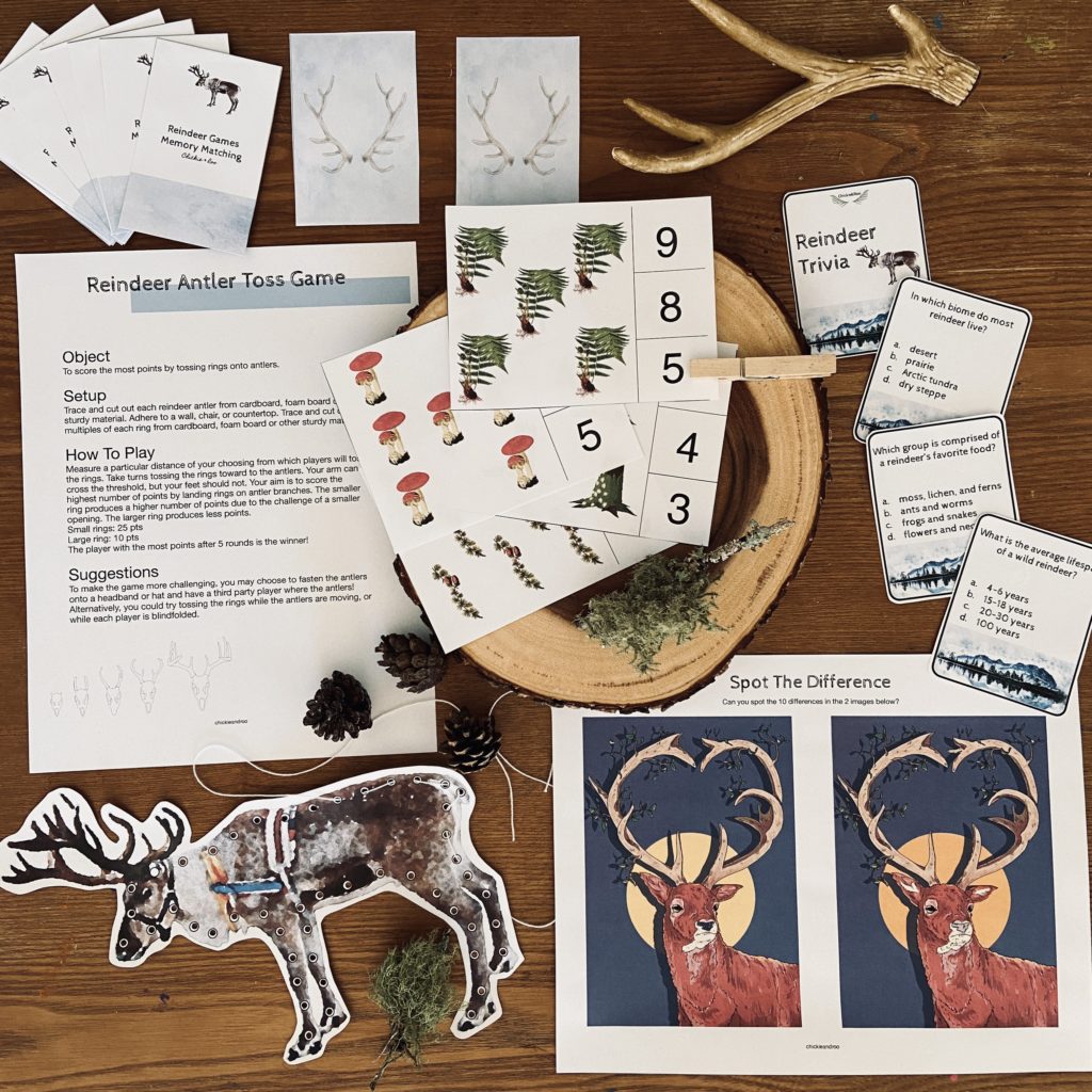 Reindeer Games - Chickie &amp; Roo Homeschool